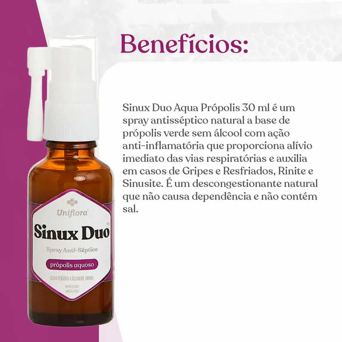 Sinux Duo Nasal 30ml - Uniflora - Imagem 2