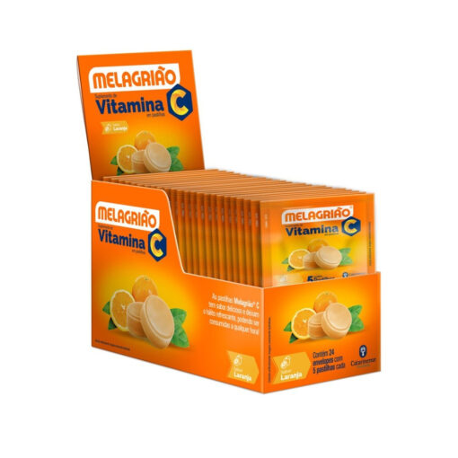 Melagrião com 24 envelopes de 5 Pastilhas - Catarinense