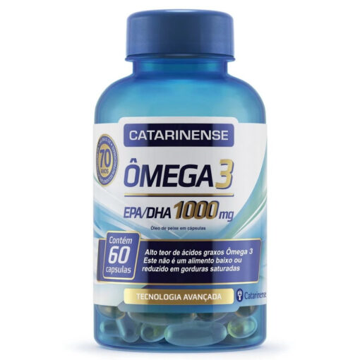 Ômega 3 1000mg - 60 cápsulas - Catarinense
