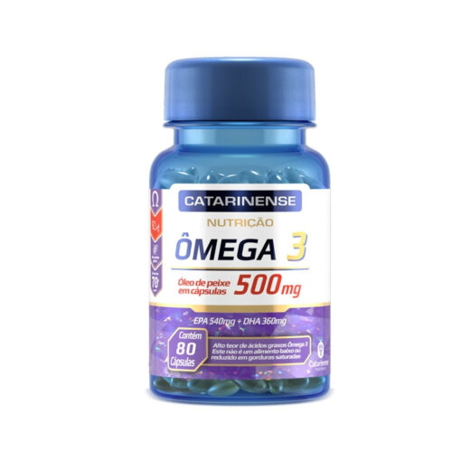 Ômega 3 500mg - 80 Cápsulas - Catarinense