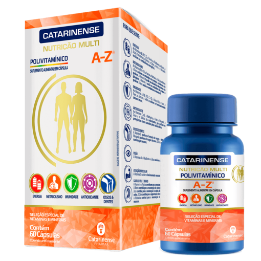 Polivitamínico A-Z 60 Cápsulas - Catarinense