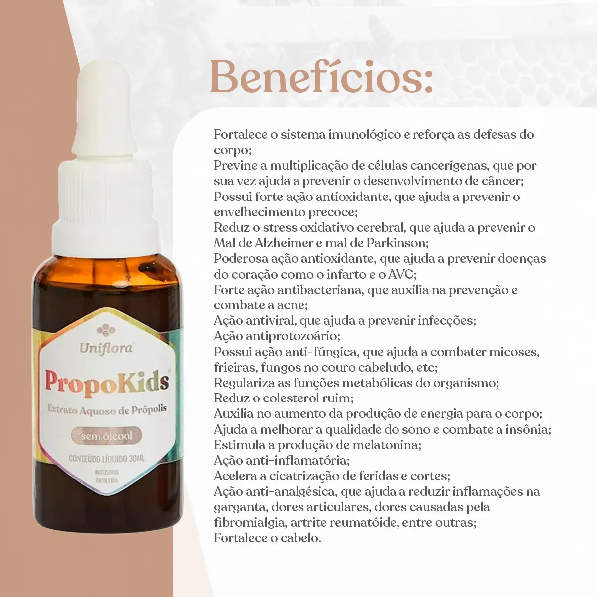 Extrato Aquoso de Própolis Verde PropoKids 30ml - Uniflora - Imagem 2