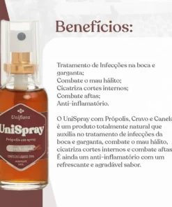 Alternative view of UniSpray de Própolis, Cravo e Canela 35ml - Uniflora