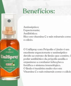 Alternative view of UniSpray de Própolis e Limão 35ml - Uniflora