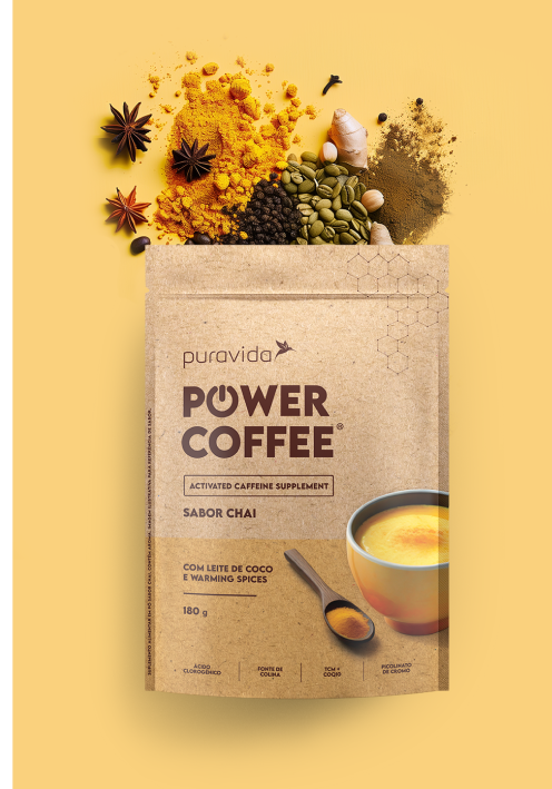 Power Coffee Activated Caffeine Supplement 180g Puravida Alma Mater Nutrição E Saúde 7614