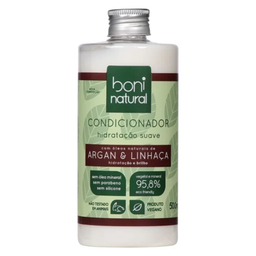 Condicionador Boni Natural Argan e Linhaça 500ml