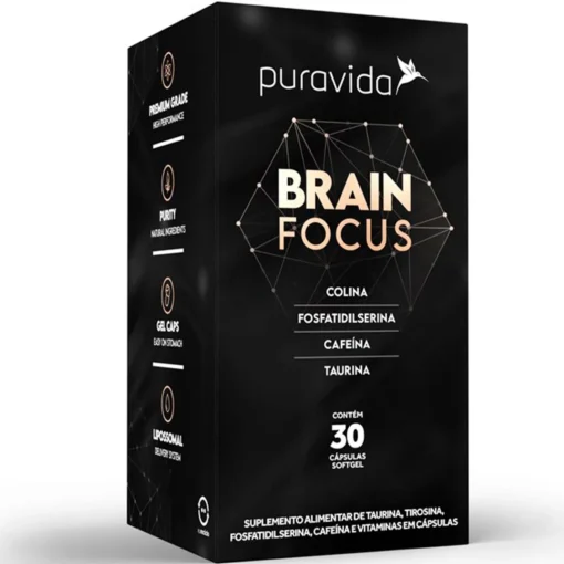BRAIN FOCUS Puravida - 30 cápsulas