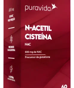 N-ACETILCISTEÍNA - NAC - Puravida - 60 cápsulas
