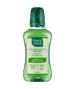 Enxaguante Bucal Menta e Melaleuca -  Boni Natural 250ML