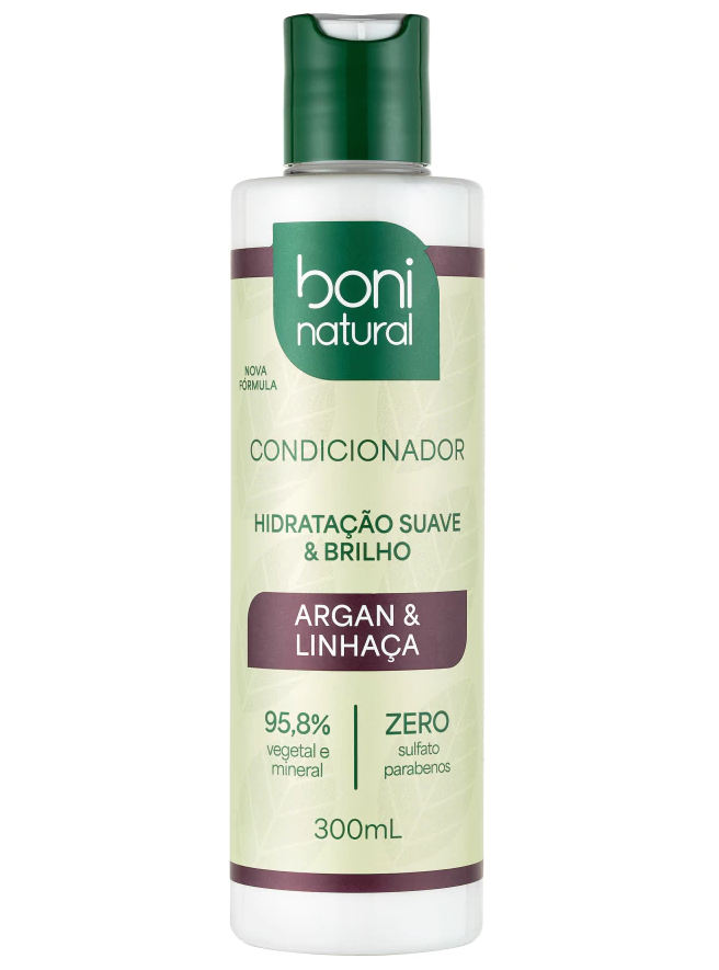 Condicionador Argan e Linhaça Boni Natural 300ml