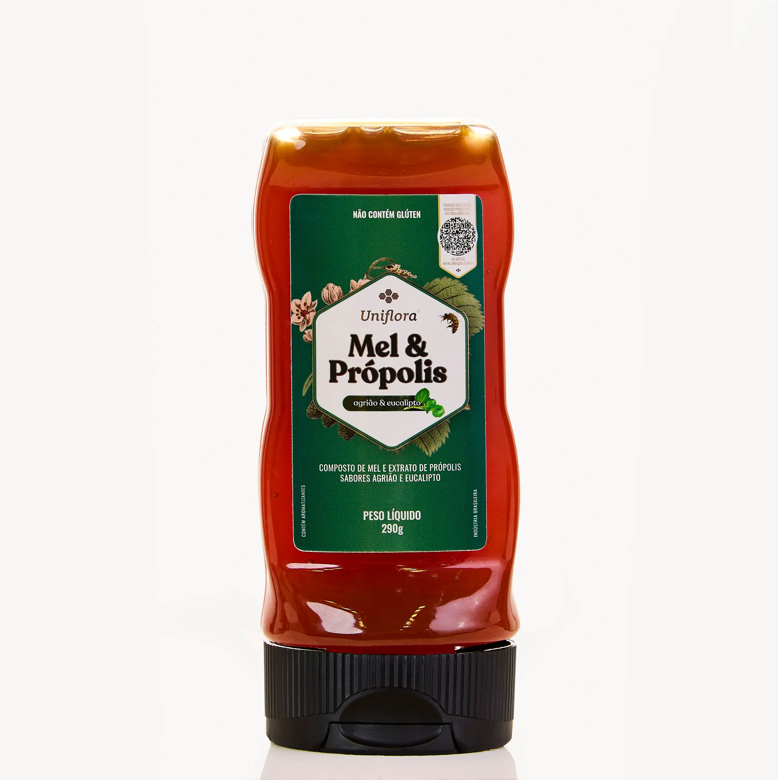 Mel com Própolis, Agrião e Eucalipto 300g Uniflora