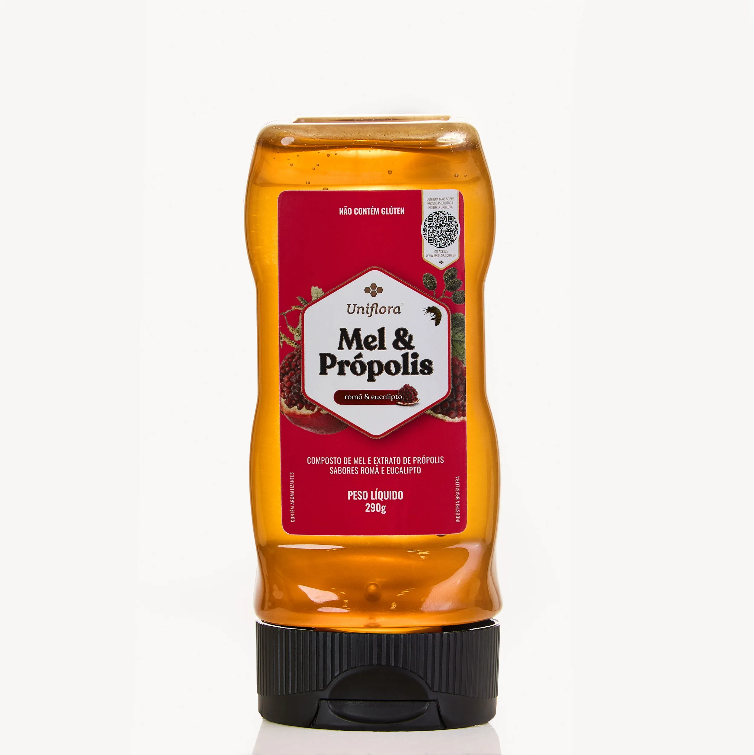 Mel com Própolis, Romã e Eucalipto 290g - Uniflora