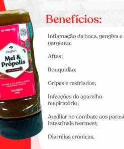 Alternative view of Mel com Própolis, Romã e Eucalipto 290g - Uniflora