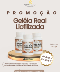 Combo Geléia Real Liofilizada 500mg 60 Cápsulas - Uniflora