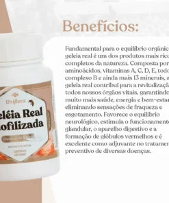 Alternative view of Combo Geléia real + Pólen + Própolis verde - em cápsulas Uniflora